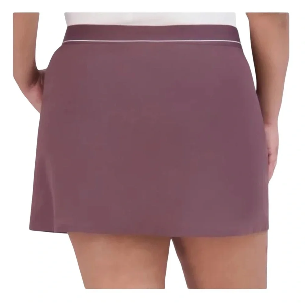 Soybu Size XXL Skort Purple Skirt Inner-Shorts Pockets Elastic Waist Stretch.New